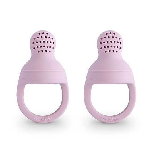 mushie Silicone Baby Fresh Fruit & Food Feeder Pacifier | 6 Months+