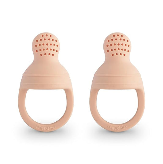 mushie Silicone Baby Fresh Fruit & Food Feeder Pacifier | 6 Months+
