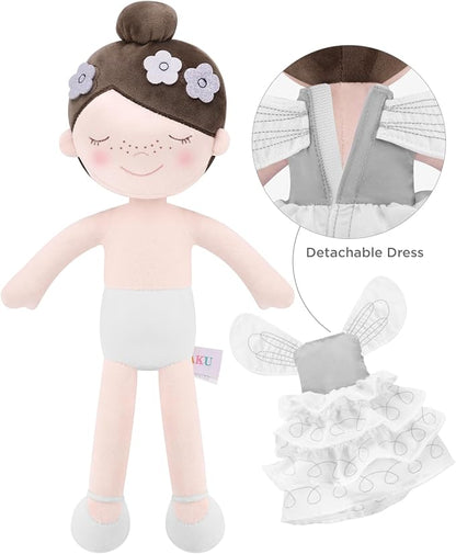 GAGAKU Soft Baby Doll Toys (16''), My First Baby Rag 1 Year
