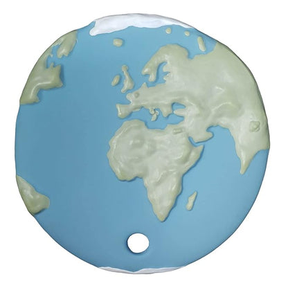 Earth Biscuit Natural Rubber Baby Toy for Teething, Bath time