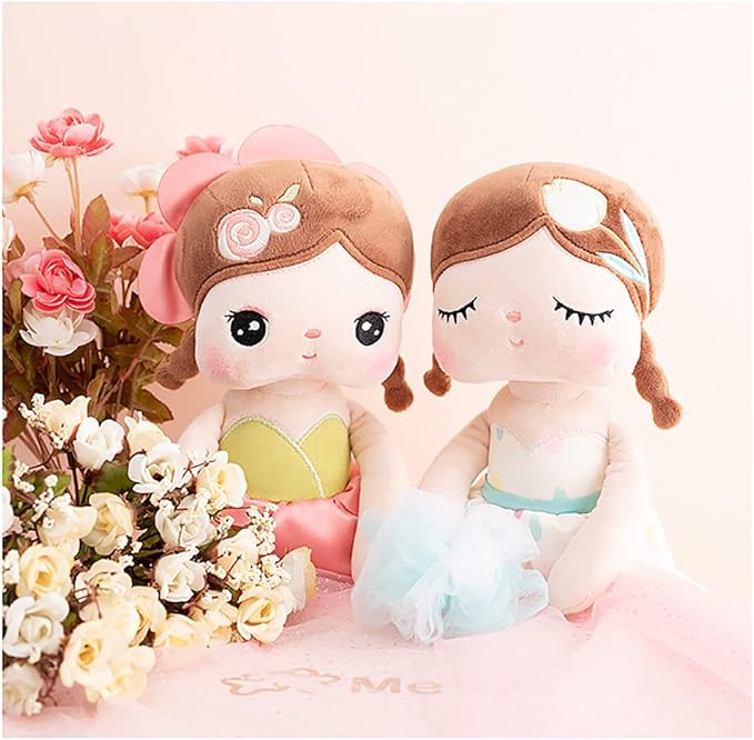 13" Exclusive New MeToo Princess Doll, Cute Flower Fairy Plush Doll