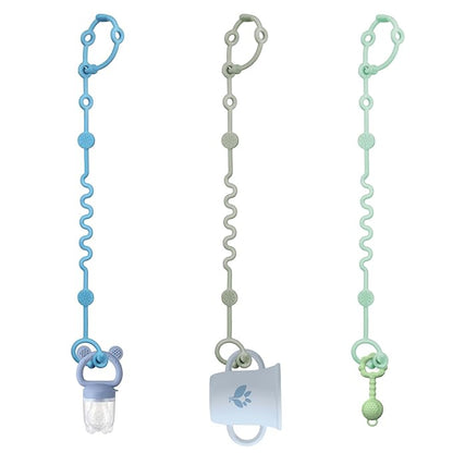 Toy Straps for Baby, boy-3pcs Adjustable Toy Holder for Stroller Accessories (boy-3 Pack)
