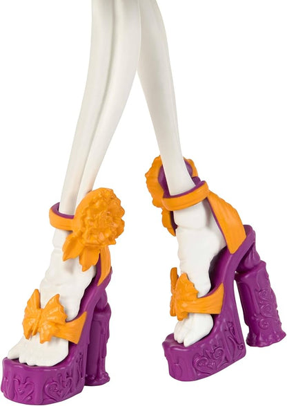 Monster High Doll, Skelita Calaveras Día De Muertos 2024 Howliday Collectible with La Catrina Hat, Papel Picado Dress, and Displayable Packaging