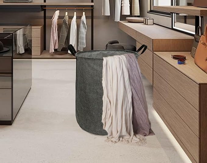 Round Laundry Hamper Storage Basket Organizer Hamper Storage Bins