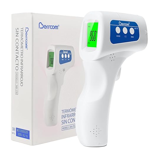 Berrcom Non Contact Forehead Thermometer Digital No-Touch Infrared Thermometer 3 1 for