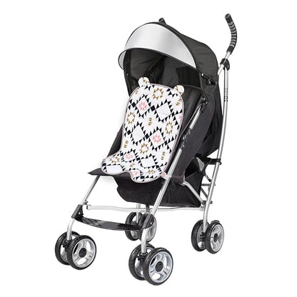Baby Carriage Cushion, Universal Breathable Car Seat Insert Cushion, 3D Air Mesh Baby Seat Pad Liner for CarSeat, Buggy, High Chair (Geometry)