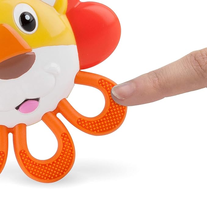 Nuby Vibe-eez Vibrating Teether - Battery Powered 3+ Months