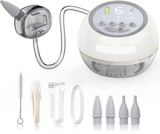 Baby Nasal Aspirator, 75 kPa Powerful Suction 4-in-1 Booger