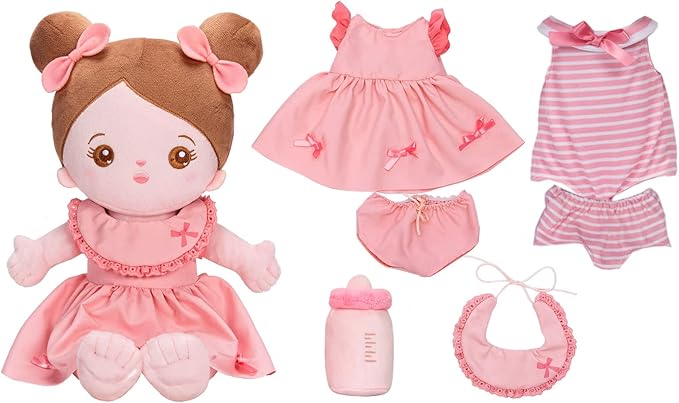 OUOZZZ 13" Soft Baby Doll Gift Set - First Baby