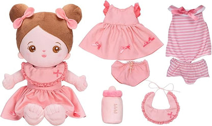 OUOZZZ 13" Soft Baby Doll Gift Set - First Baby