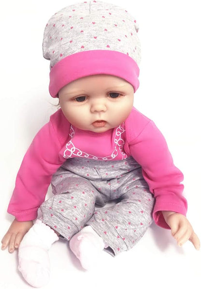Reborn Doll Girl Clothes 20-22 Inches Newborn Baby Girl 4