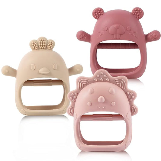 Baby Teethers 3-6 Months, BPA Free Baby Chewing Toys