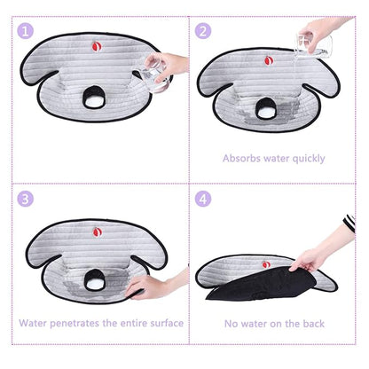 Baby Piddle Pad Car Seat Liner,Potty Training car seat Protector with Waterproof Liner for Child Safety Car Seat Stroller and Dinner Chair,Machine Wash and Dry (Plus-Black+Grey 2Pcs)