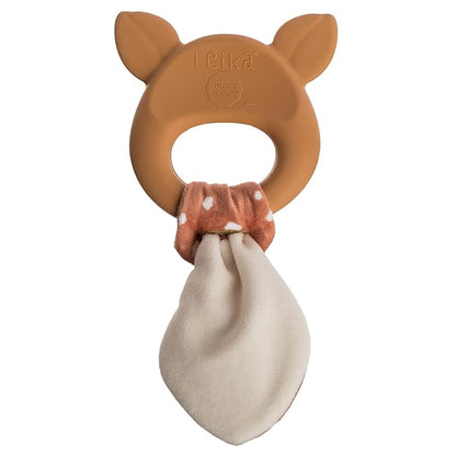 Mary Meyer Teething Toys Leika Silicone Baby Teether for Babies 0-12 Months, 9-Inches