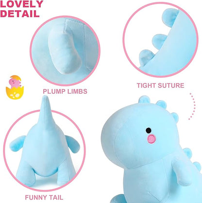 Ditucu Cute Dinosaur Stuffed Animals Toys Plush Dolls Soft Dino 10 inch