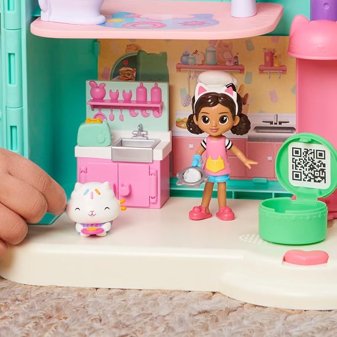 Gabby’s Dollhouse, Lunch and Munch Kitchen Set with 2 Toy Figures 3 and