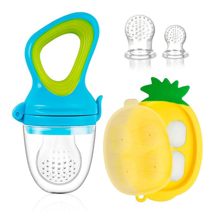 Baby Fruit Feeder with Mini Freezer Tray, Baby Teethers