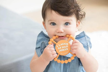 Bella Tunno Happy Teether 2pk ??Soft & Easy Grip Baby Teether Toy, Silicone Teether Ring to Help Soothe Gums