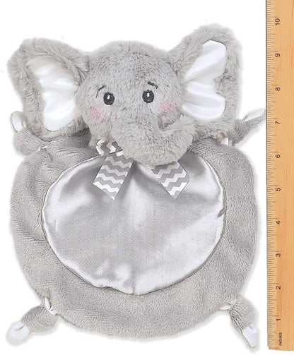 Bearington Baby Wee Spout, 8 x 7 Inch Small Gray Elephant Stuffed Animal