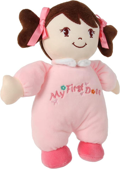 Linzy Plush Soft Plush Baby Doll My First Doll Safe 10''(83561BROWN)