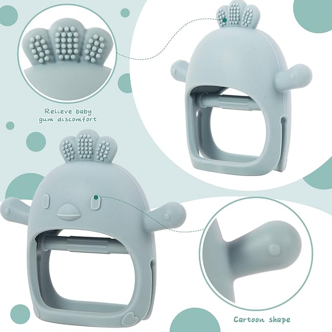 Baby Teethers 3-6 Months, BPA Free Baby Chewing Toys