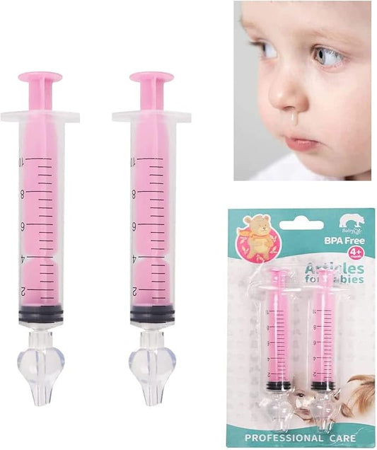 10ml Baby Nasal Syringe Irrigator Portable Infant 2pcs??