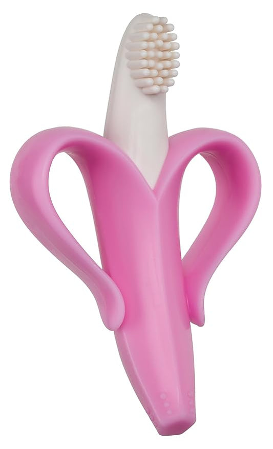 Baby Banana The Original Toothbrush Training Teether Toy, for Babies Infants Toddlers; Teething Relief for Sore Gums
