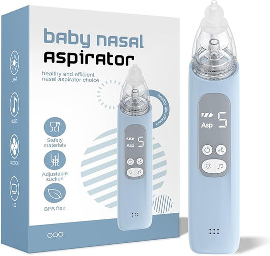 Baby Nasal Aspirator, Electric Nose Sucker with 5 Levels Suction