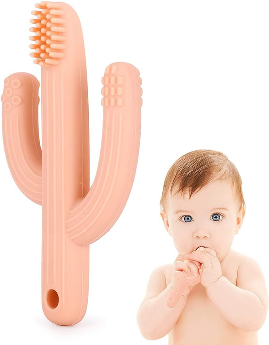Cactus Teether, Baby Teething Toys for Babies 0-6 Months 6-12 Months