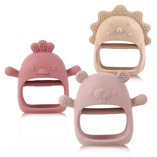 Baby Teethers 3-6 Months, BPA Free Baby Chewing Toys