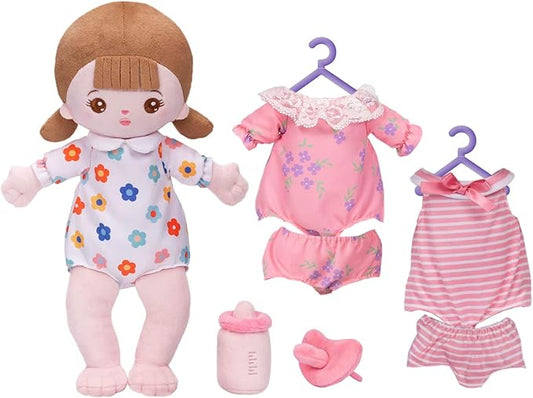 OUOZZZ 13" Soft Baby Doll Gift Set - First Baby