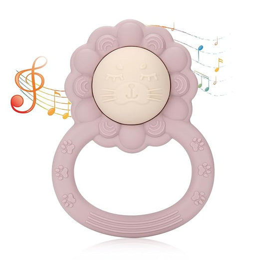 Socub Silicone Baby Shake Rattle Toy for Babies 3-6, 12 18 Months