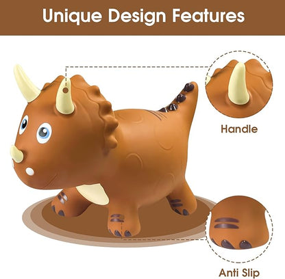 HotMax Dinosaur Bouncy Hopper Toys, Bouncy Horse for Toddlers 18 Months 2 3 4 Year