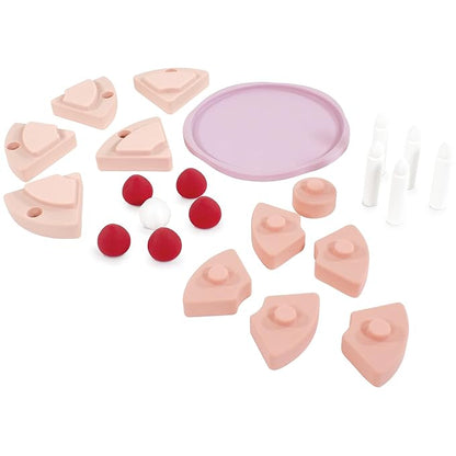 Hudson Baby Silicone Toy Cake, Strawberry