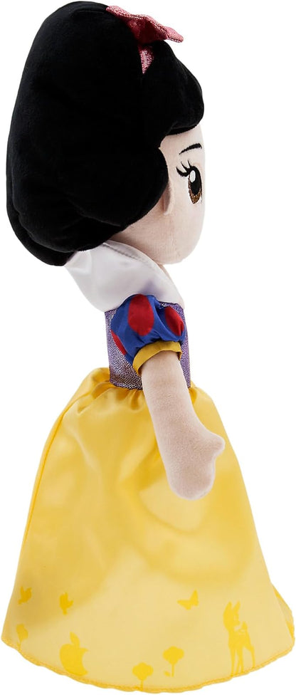 Disney Store Official Princess Plush Doll (Snow White) Medium 14 Inches, Princess Dolls with Embroidered Features