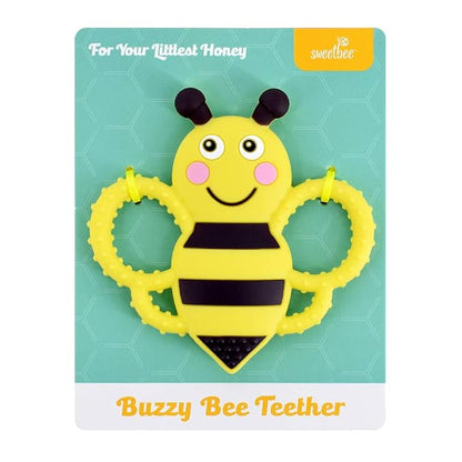 sweetbee Buzzy Bee Teether Toy, Multi-Textured