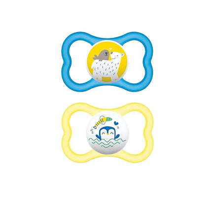 MAM Air Baby Pacifier, For Sensitive Skin 2 Pack, 16+ Months,