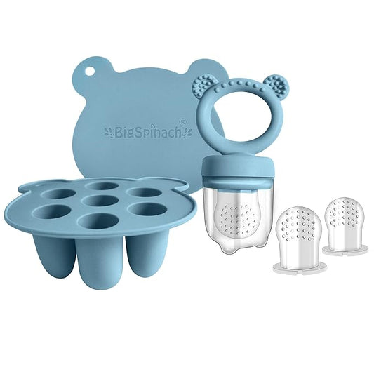 Baby Food Feeder Pacifier with Breast Milk Popsicle Teether-Silicone Forage