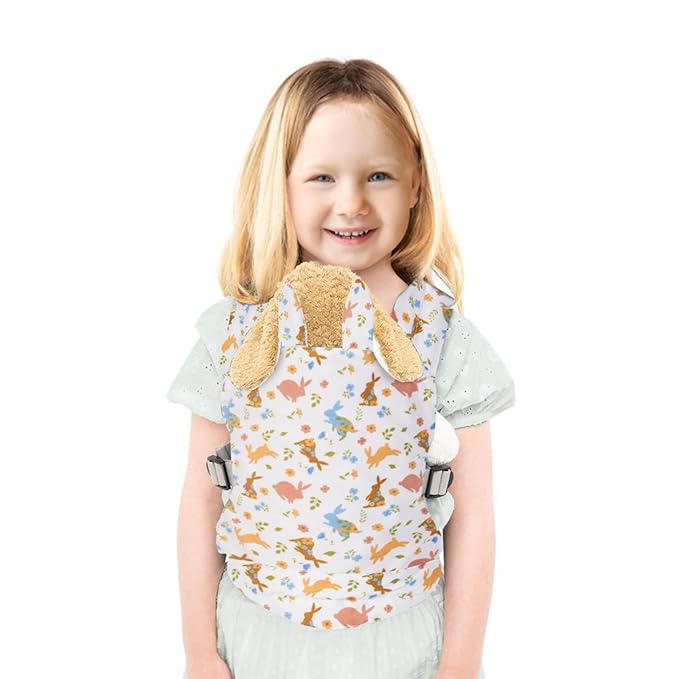 Lictin Baby Doll Carrier, Front and Back Doll Accessories Carrier for Little Girls