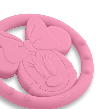Cudlie Disney Silicone Teether Toy Set for Infants, Food Grade and BPA Free Teethers for Babies 6-12 Months 2-Pack Teether