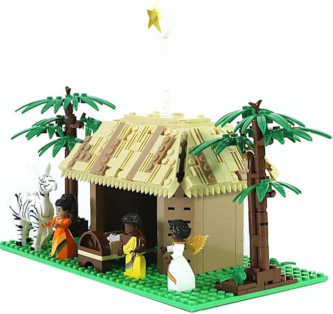 African Nativity International Series - Block Building Christmas Nativity Set 12+ (603