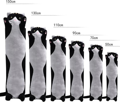 shangman Lovely Plush Cat Doll Cute Cartoon Soft Stuffed Kitten 110cm/43.3in)