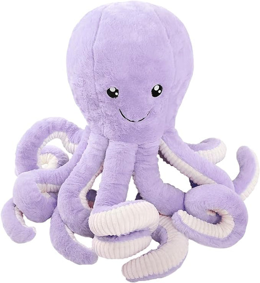 DENTRUN Octopus Stuffed Animals, Giant Octopus Plush Doll Play Toys for Kids Girls Boys Adults Birthday Xmas Halloween Present Stuffed Sea Animals Plushie 7/16/24/32 Inches, 5 Colors