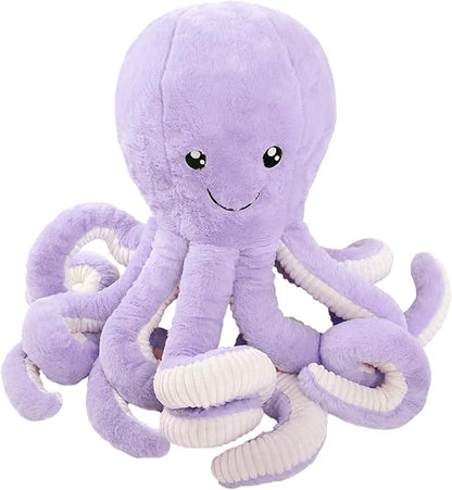 DENTRUN Octopus Stuffed Animals, Giant Octopus Plush Doll Play Toys for Kids Girls Boys Adults Birthday Xmas Halloween Present Stuffed Sea Animals Plushie 7/16/24/32 Inches, 5 Colors