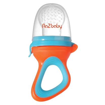 RaZbaby Baby Fruit Feeder/Food Feeder Pacifier, Infant Teething Toy Teether 6M+