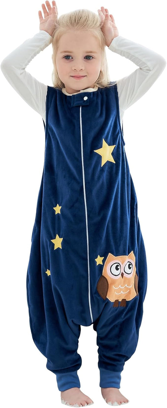 Baby Sleeping Sack Sleeveless, Toddler Sleeping Bag with Legs