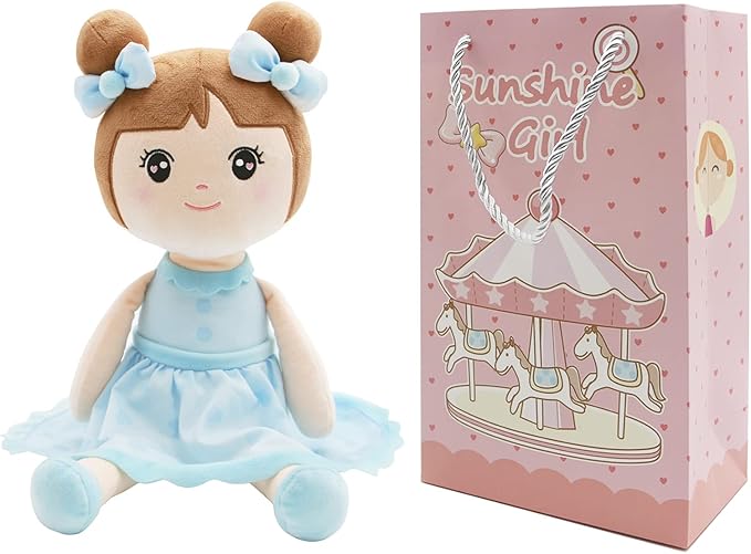 Maxshop 17'' Plush Dolls Baby Girl Toy Gifts Stuffed Doll