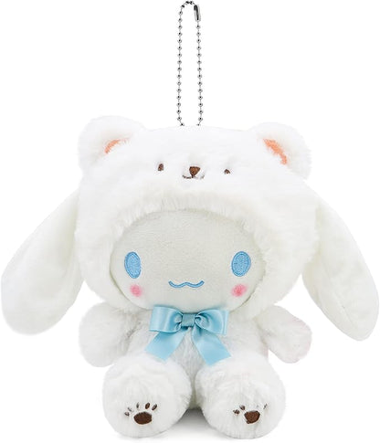 Kawaii Cartoon White Bear Cross-Dressing Series Plush,Soft Plush Doll Cute Soft Toys 4in)