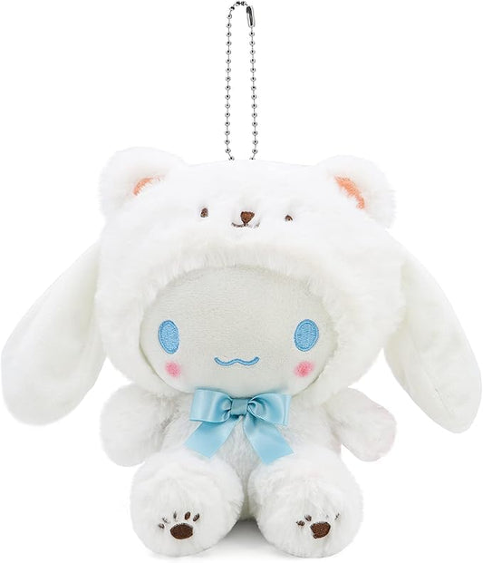 Kawaii Cartoon White Bear Cross-Dressing Series Plush,Soft Plush Doll Cute Soft Toys 4in)
