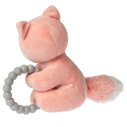 Mary Meyer Soft Baby Rattle with Soothing Teether Ring, 6-Inches